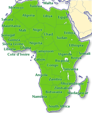 Africa map